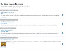 Tablet Screenshot of duwaxloolurecipes.blogspot.com