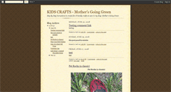 Desktop Screenshot of mothersgoinggreencrafts.blogspot.com