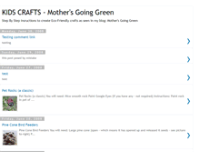 Tablet Screenshot of mothersgoinggreencrafts.blogspot.com
