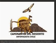 Tablet Screenshot of caminantesdeldesierto.blogspot.com