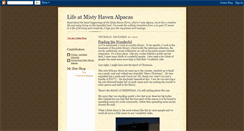 Desktop Screenshot of mistyhavenalpacas.blogspot.com