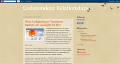 Desktop Screenshot of codependentrelationships.blogspot.com