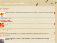 Tablet Screenshot of codependentrelationships.blogspot.com