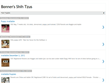 Tablet Screenshot of bonnersshihtzus.blogspot.com