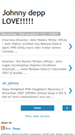 Mobile Screenshot of lovejohnnydepp101.blogspot.com