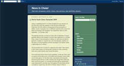 Desktop Screenshot of newsinchess.blogspot.com