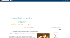 Desktop Screenshot of breakfast-lunch-and-dinner.blogspot.com