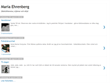 Tablet Screenshot of mariaehrenberg.blogspot.com