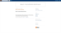 Desktop Screenshot of maui-vacation-rentals.blogspot.com