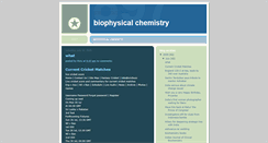 Desktop Screenshot of biophysicalchemistry.blogspot.com