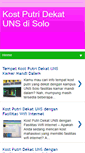 Mobile Screenshot of kostputriunssolo.blogspot.com