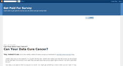 Desktop Screenshot of getpaid-forsurvey.blogspot.com