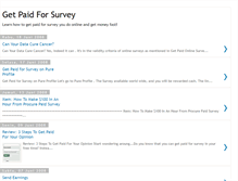 Tablet Screenshot of getpaid-forsurvey.blogspot.com