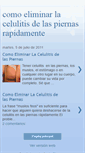 Mobile Screenshot of comoeliminarlacelulitisdelaspie.blogspot.com