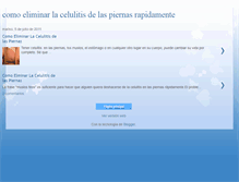 Tablet Screenshot of comoeliminarlacelulitisdelaspie.blogspot.com