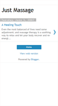 Mobile Screenshot of justmassage.blogspot.com