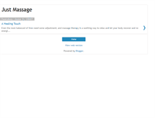 Tablet Screenshot of justmassage.blogspot.com