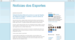 Desktop Screenshot of nesportes.blogspot.com
