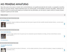Tablet Screenshot of misprimerasminiaturas.blogspot.com