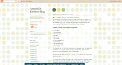 Desktop Screenshot of amandaskitchen.blogspot.com