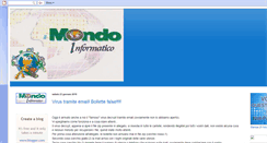 Desktop Screenshot of ilmondoinformatico.blogspot.com