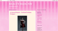 Desktop Screenshot of beautyblognw.blogspot.com