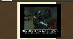 Desktop Screenshot of memorisofagrizzledgameruk.blogspot.com