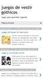 Mobile Screenshot of juegosdevestirgothicos.blogspot.com