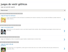 Tablet Screenshot of juegosdevestirgothicos.blogspot.com