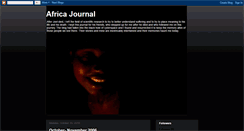 Desktop Screenshot of africajournal-alyson.blogspot.com