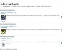 Tablet Screenshot of indonesian-rabbit.blogspot.com