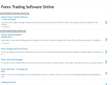 Tablet Screenshot of fx-trading-software-online.blogspot.com