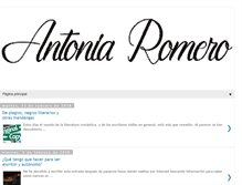 Tablet Screenshot of antoniaromero.blogspot.com