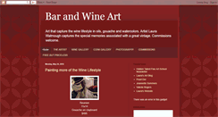 Desktop Screenshot of barandwineart.blogspot.com