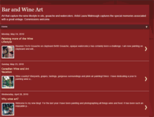 Tablet Screenshot of barandwineart.blogspot.com