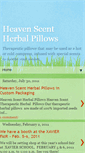 Mobile Screenshot of heavenscent-herbalpillows.blogspot.com