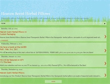 Tablet Screenshot of heavenscent-herbalpillows.blogspot.com