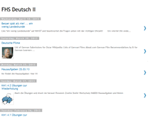 Tablet Screenshot of fhsdeutschii.blogspot.com