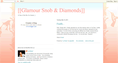 Desktop Screenshot of glamoursmokeanddiamonds.blogspot.com