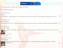 Tablet Screenshot of glamoursmokeanddiamonds.blogspot.com