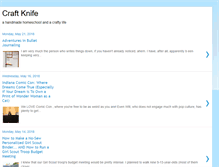 Tablet Screenshot of craftknife.blogspot.com