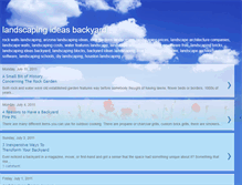 Tablet Screenshot of landscaping-ideas-backyard.blogspot.com