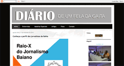 Desktop Screenshot of diariodeumfeladagaita.blogspot.com