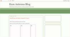 Desktop Screenshot of ham-antennas.blogspot.com