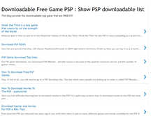 Tablet Screenshot of aboutpspgames.blogspot.com