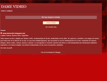 Tablet Screenshot of damevidrio.blogspot.com