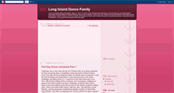 Desktop Screenshot of long-island-dance-family.blogspot.com