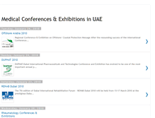 Tablet Screenshot of medicalconferencesexhibitionsinuae.blogspot.com