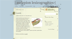 Desktop Screenshot of medlexicon.blogspot.com