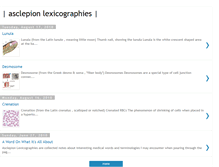 Tablet Screenshot of medlexicon.blogspot.com